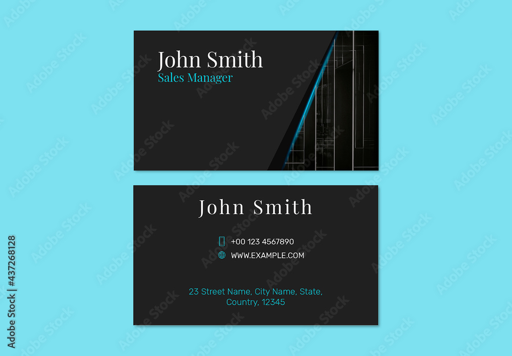 Printable Business Card Layout Stock Template Adobe Stock Printable Business Card Layout Stock Template Adobe Stock