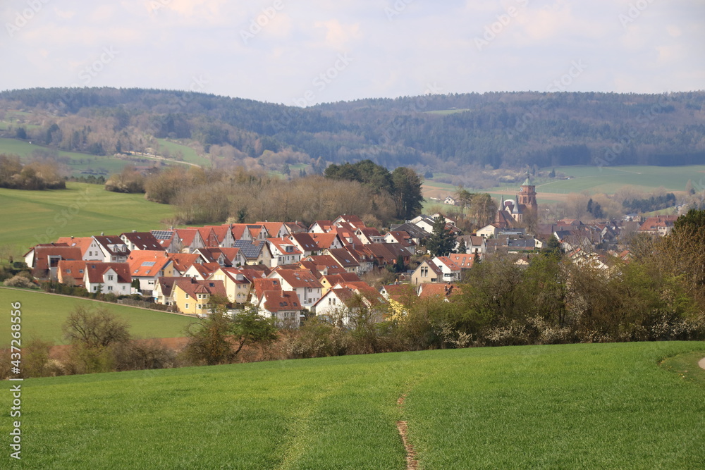 Blick auf den Ort Weil der Stadt im Landkreis Böblingen