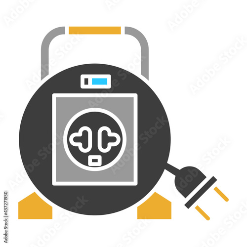 Portable reel socket icon