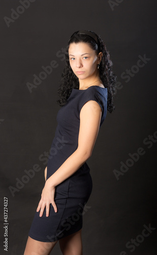 girl in a dress
