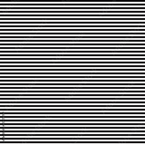 Horizontal same lines pattern. Vector black and white simple strict stripes.