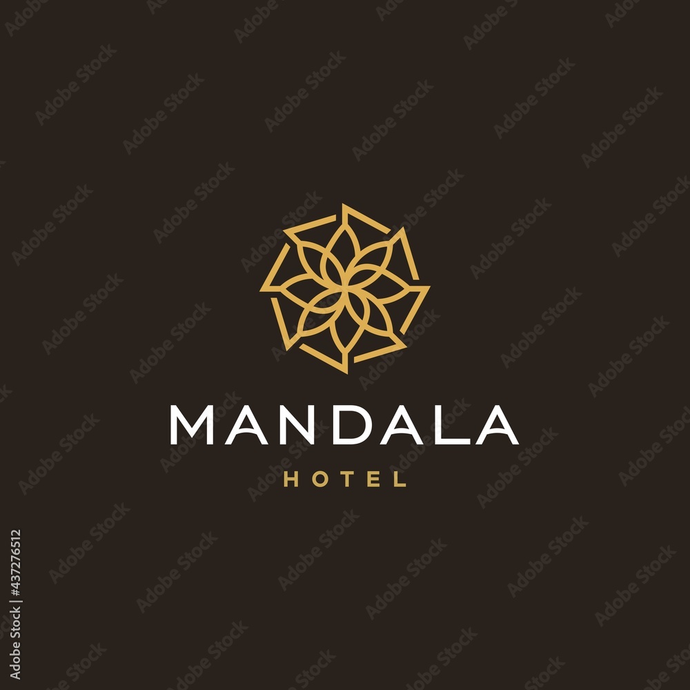 flower swirl logo, abstract floral ornament design vector for jewelry, salon and hotel business flower swirl logo, abstract floral ornament design vector for jewelry, salon and hotel business