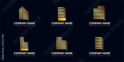 buliding logo design set