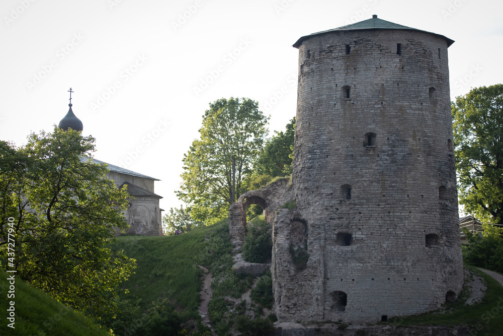 old castle in the park