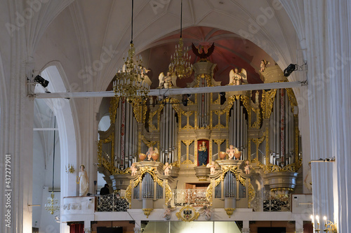 Interior with musical organ of the Konigsberg photo