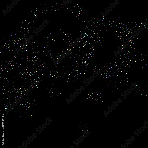 Glitter Iridescent Star Fall Confetti Shiny Little