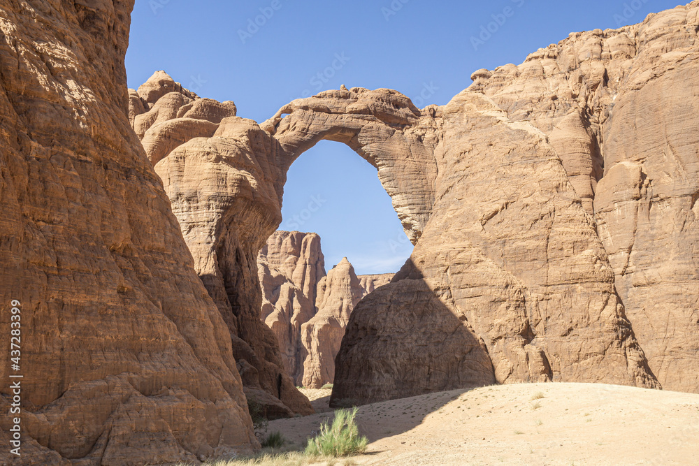 Arch of Aloba in desert of Ennedi, Chad