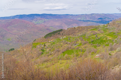 view of the mountains