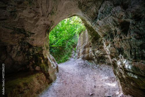 sandstone caves in forest