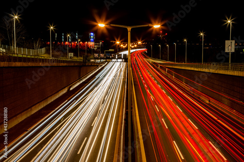 Berliner Straßen in der Nacht