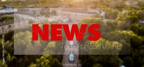 television today's breaking news banner info media