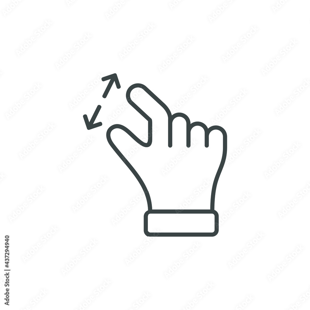 hand gesture simple icon hand gesture simple icon
