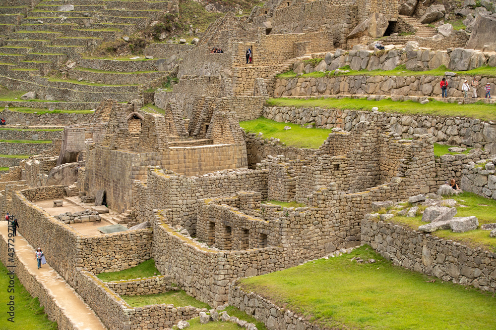 Machu Picchu, known as the lost city of the Incas, Peru on October 10, 2014.
