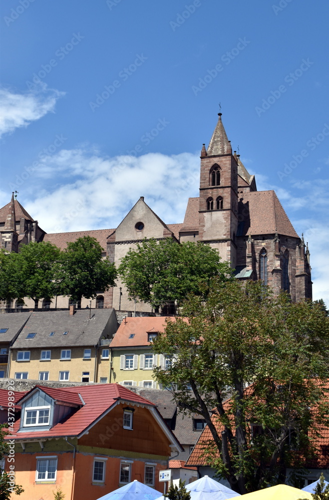 Münsterberg in Breisach im Frühling