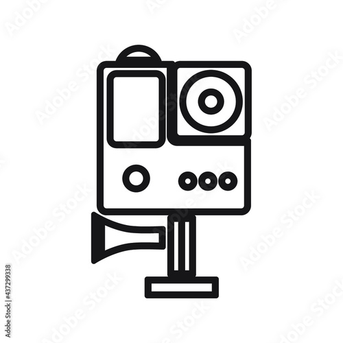 action camera icon. action camera symbol vektor elements for infographic web.