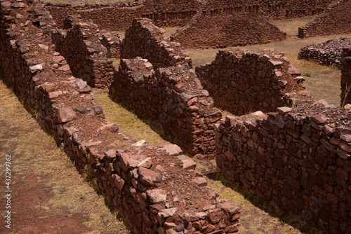 Pikillaqta Archaeological Park, Lucre, Quispicanchi Province, Cusco Department, Peru on October 7, 2014. photo