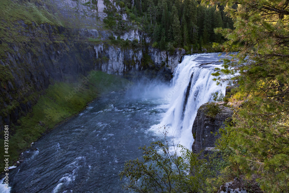 Naklejka premium Mesa Falls, Idaho, USA