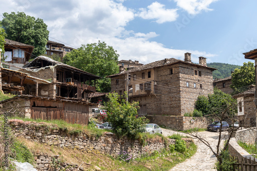 Village of Kovachevitsa with nineteenth century houses, Bulgaria