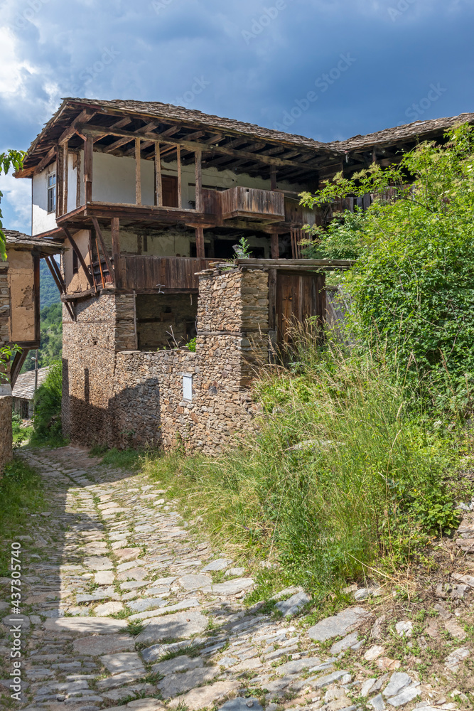 Village of Kovachevitsa with nineteenth century houses, Bulgaria Village of Kovachevitsa with nineteenth century houses, Bulgaria