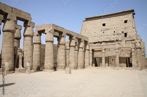 View of the Luxor Temple, Egypt