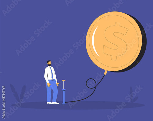 Inflation. Economical finance changes process