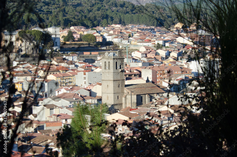 Naklejka premium arenas de san pedro 2012 paisaje urbano