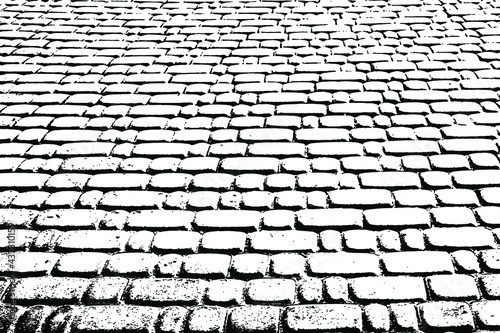 Obraz na plátne Grunge texture of of an uneven paved square