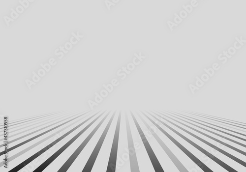 Wallpaper Mural Minimal perspective gray lines background. Vector illustration. Torontodigital.ca