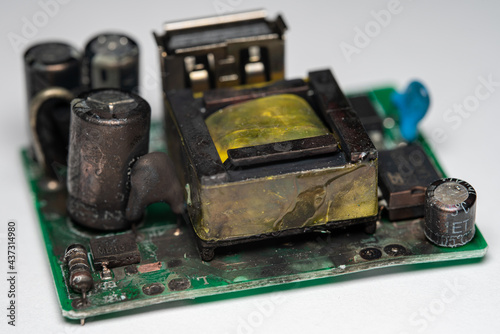 Electronic Circuit Failure, main adaptor explosion, smoke and Fire risk.