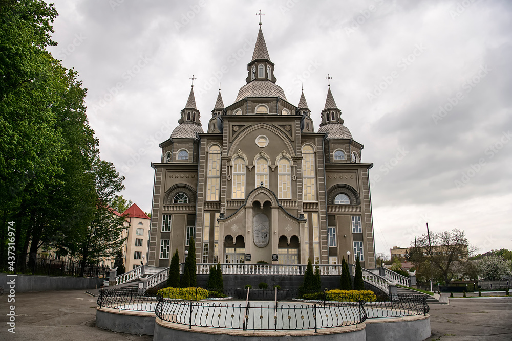 The House of Prayer, one of biggest Baptist churches in Europe. Vinnytsia, Ukraine. May 2021
