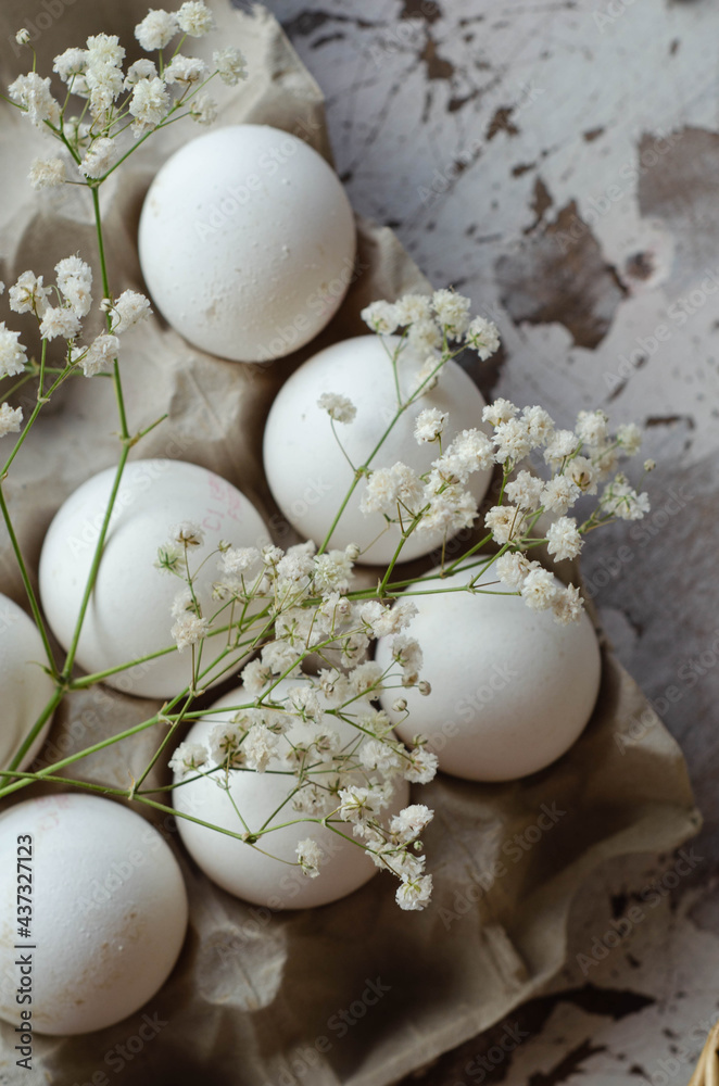 easter eggs and flowers easter eggs and flowers