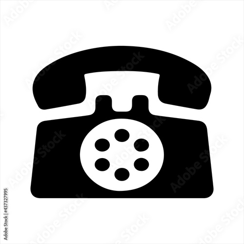 Customer consultant icon. Vector and glyph