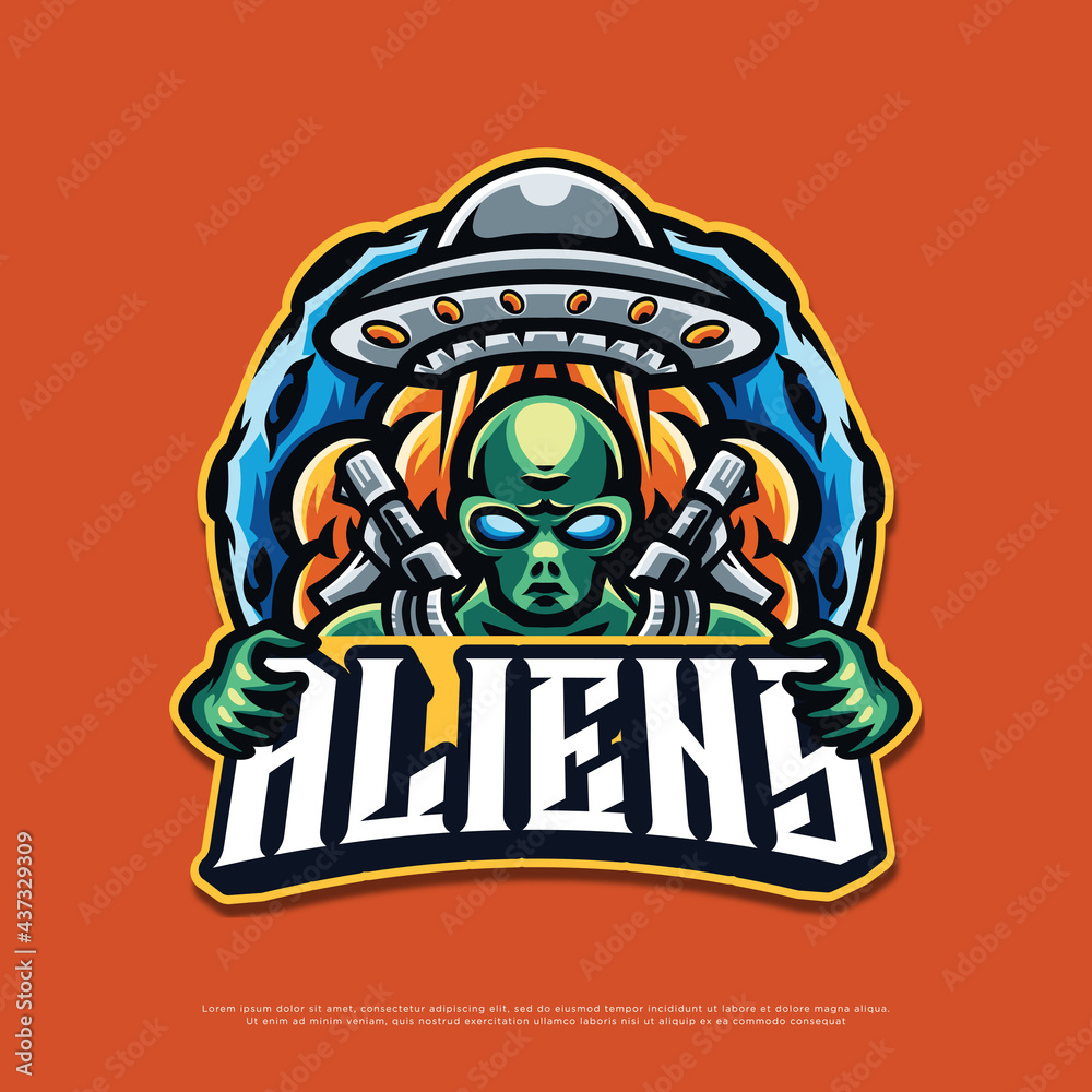 Alien Logo Mascot Design