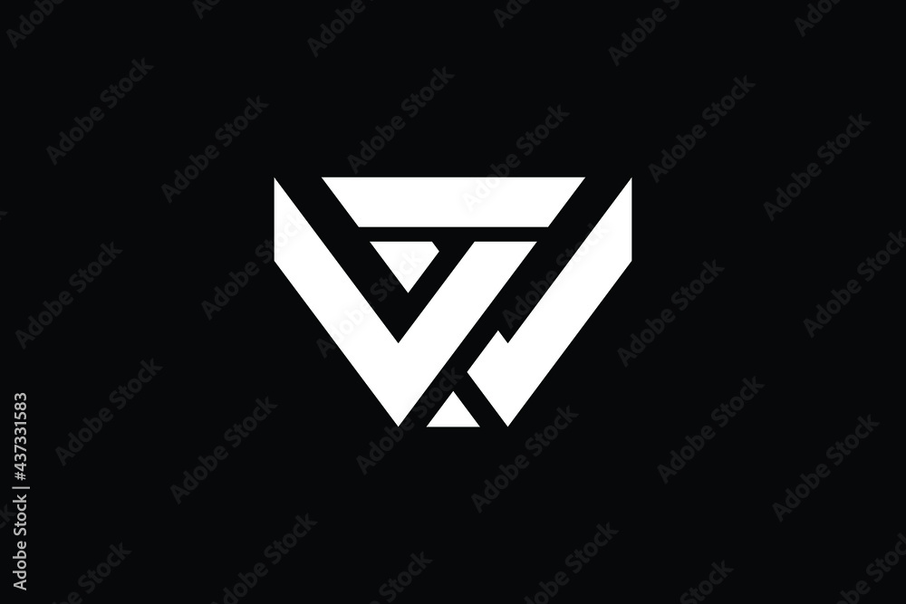WT letter logo design on luxury background. TW monogram initials letter logo concept. WT icon design. TW elegant and Professional letter icon design on black background. W T TW WT
