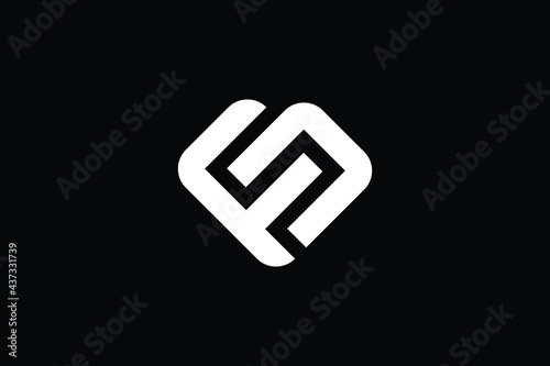 FM letter logo design on luxury background. MF monogram initials letter logo concept. FM icon design. MF elegant and Professional letter icon design on black background. M F FM MF