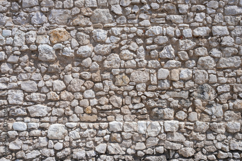 White Stone Wall Texture Background