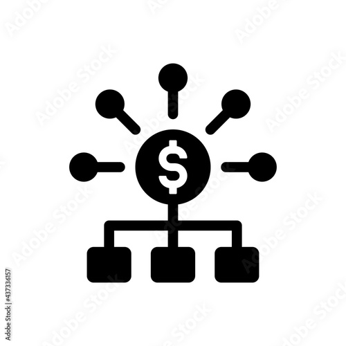 Budget planning icon vector illustration.