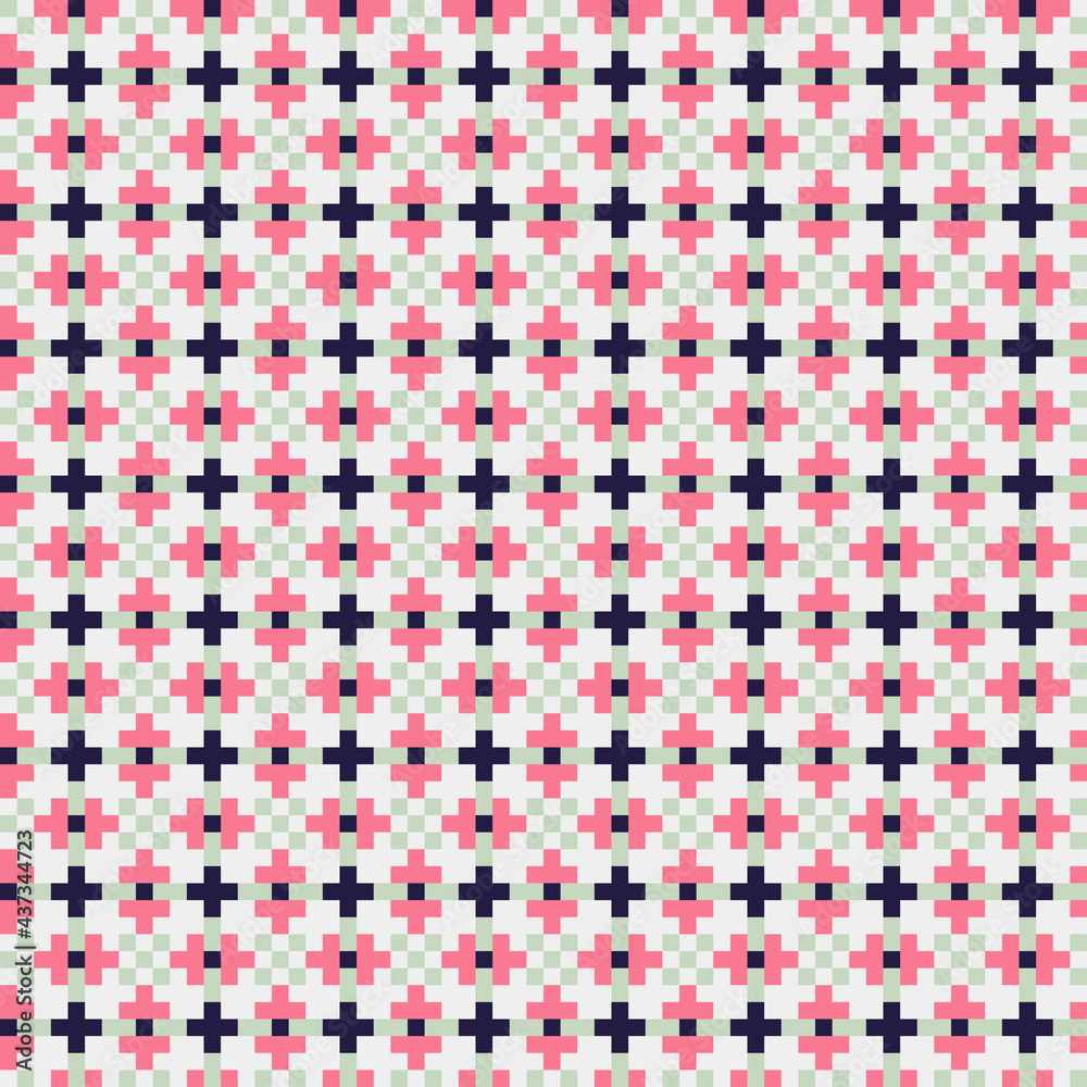 Abstract Cross Pattern generative computational art illustration Abstract Cross Pattern generative computational art illustration