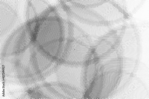 Abstract monochrome halftone pattern. Soft light circles