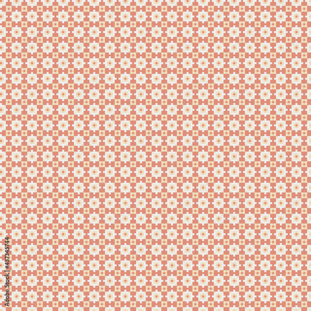 Abstract Cross Pattern generative computational art illustration