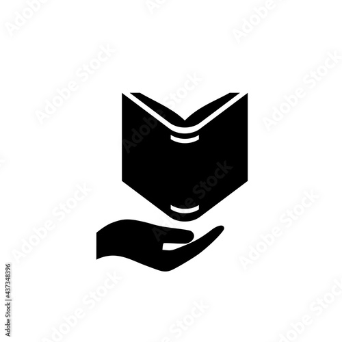 Book icon isolated on white background