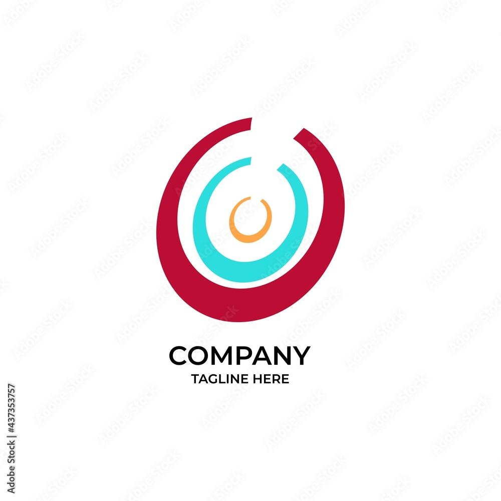 abstract modern logo template design. gradient color logo for branding abstract modern logo template design. gradient color logo for branding