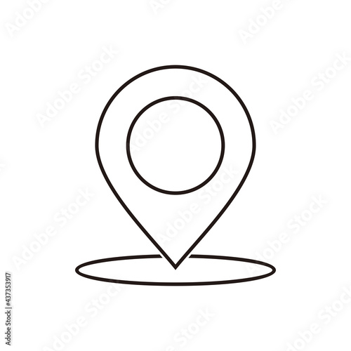 Free Download pin location icon vector design template - GFXLoad