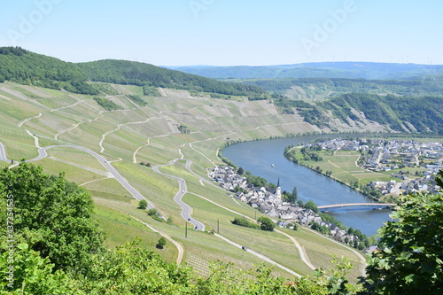 Serpentine nach Piesport an der Mosel photo