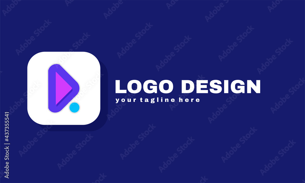 stock illustrator abstract letter r logo with gradient design concept ...