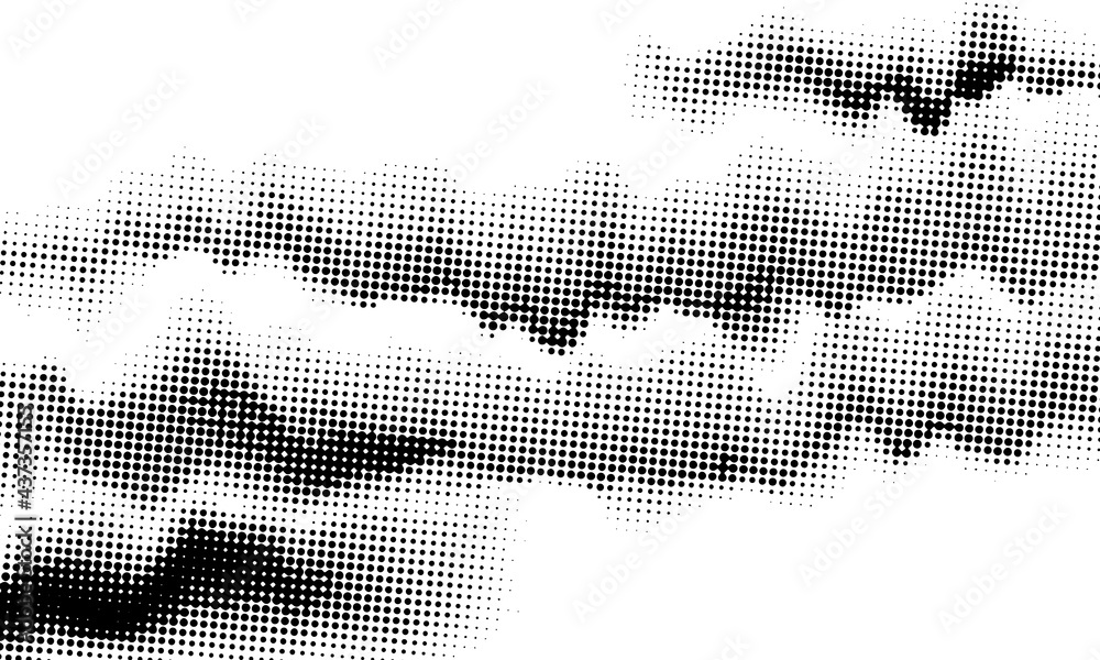 Fototapeta premium Abstract style halftone concept for your graphic design