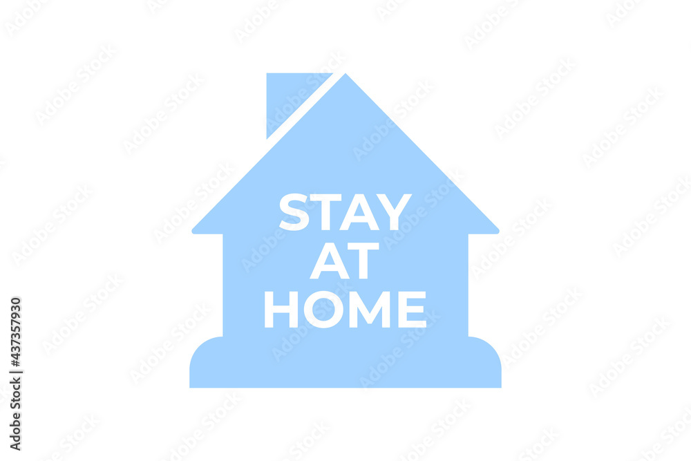 stay at home to prevent from corona virus. Vector illustration in a flat style stay at home to prevent from corona virus. Vector illustration in a flat style