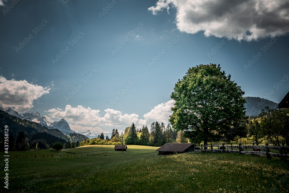 Geroldsee Wagenbrüchsee Krün im Estergebirge StockFoto Adobe Stock