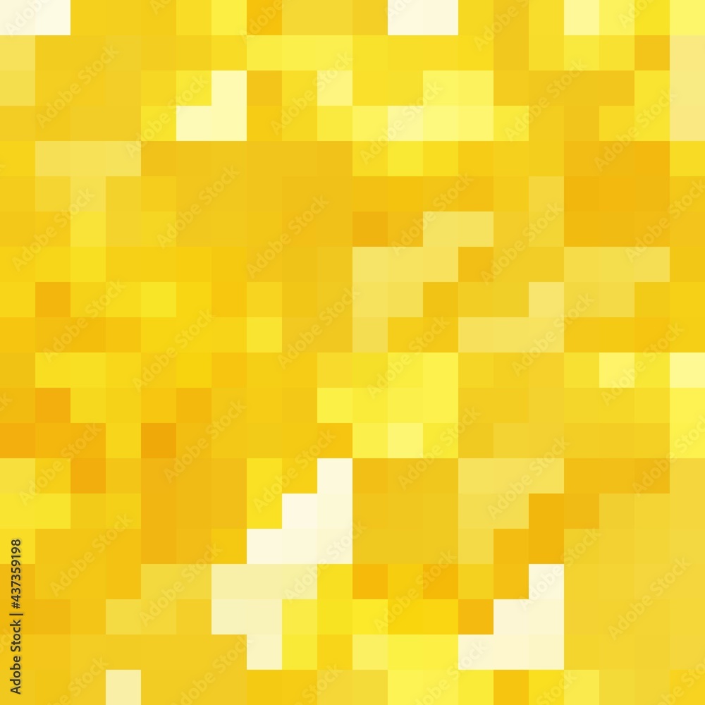 Abstract Yellow mosaic background. Vector background. Gold mosaic. Pixel art background. Abstract Yellow mosaic background. Vector background. Gold mosaic. Pixel art background.