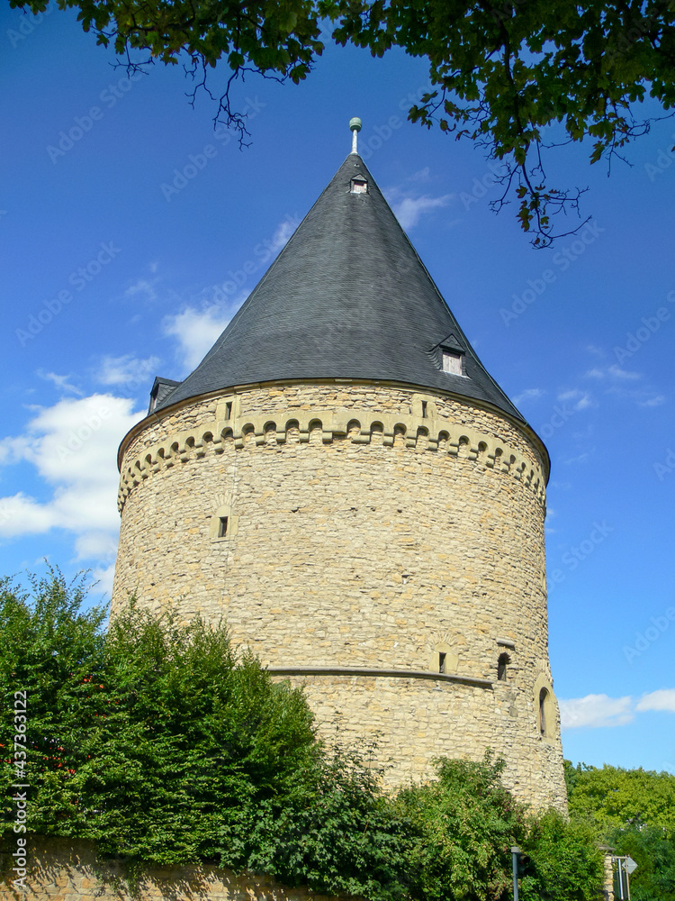 One of the towers of the Breite Tor in Goslar, the medieval entrance to the city center